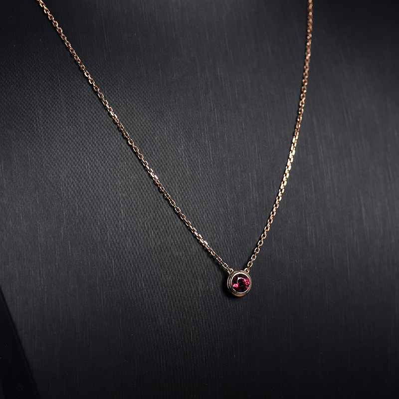 巴西碧玺项链-红掌柜