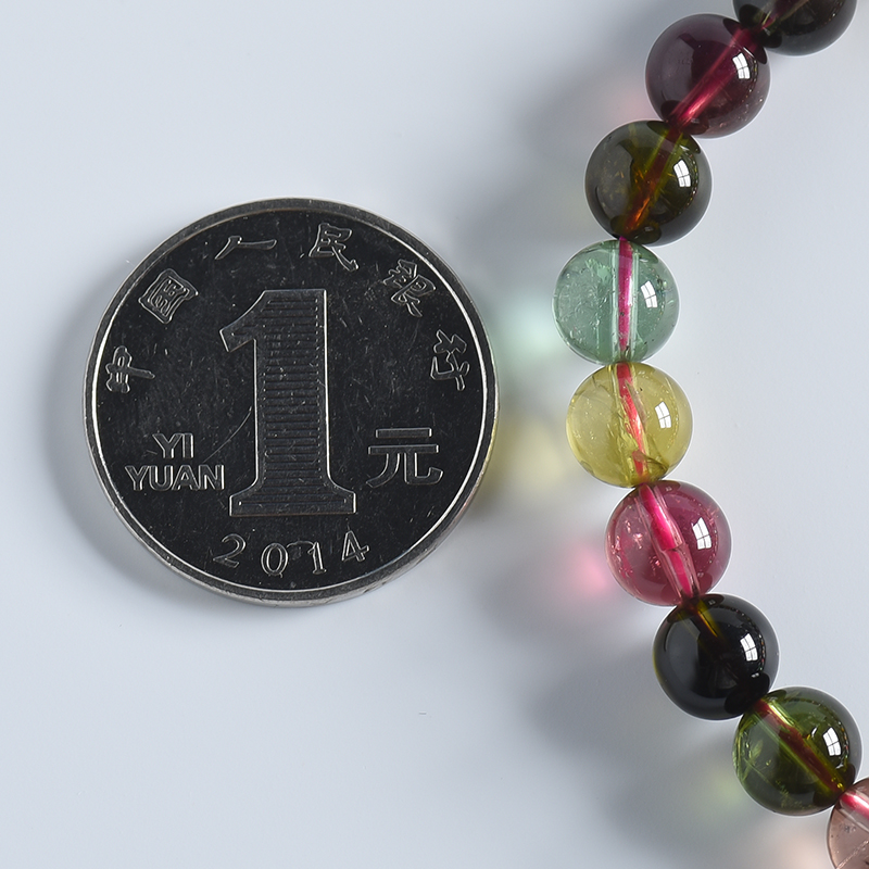 天然碧玺单圈手串 - 红掌柜