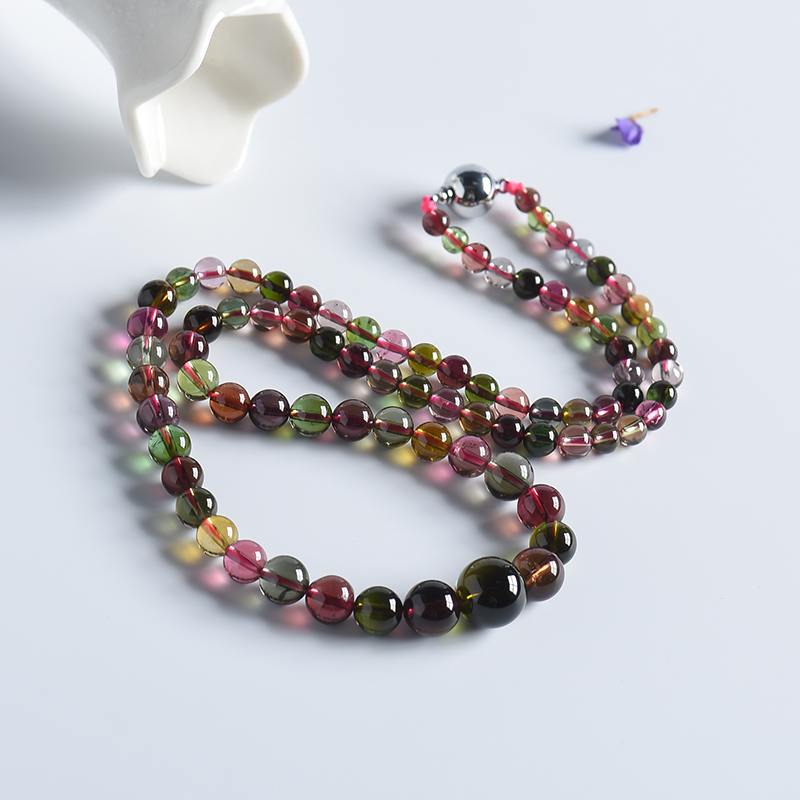 天然碧玺塔链 - 红掌柜