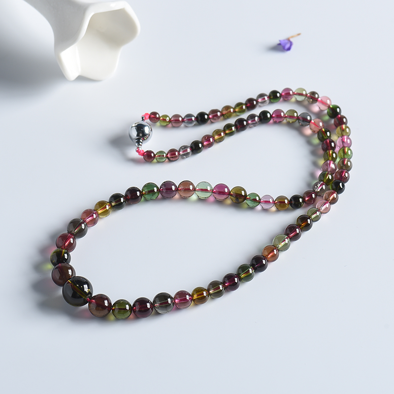 天然碧玺项链 - 红掌柜