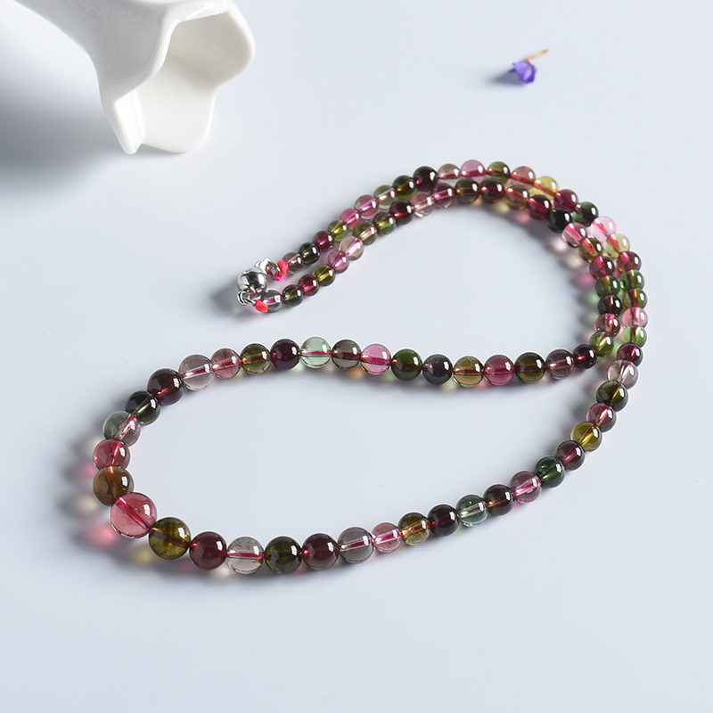 天然碧玺项链 - 红掌柜