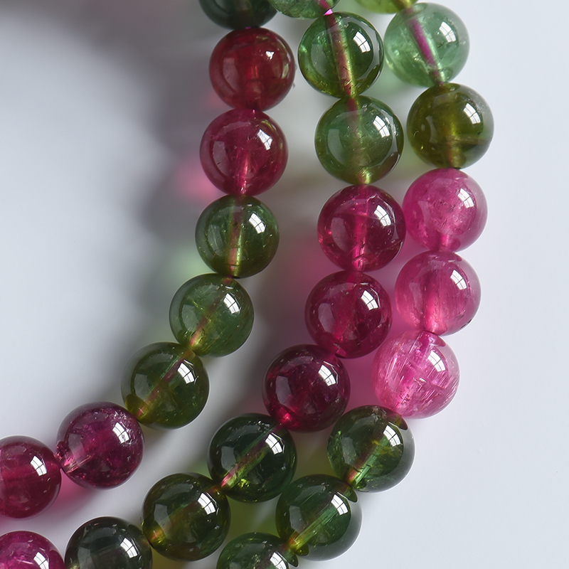 天然碧玺3圈手串 - 红掌柜