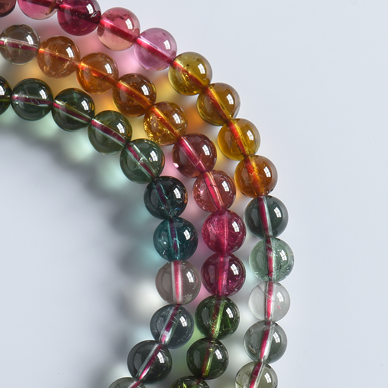 巴西天然碧玺项链 - 红掌柜