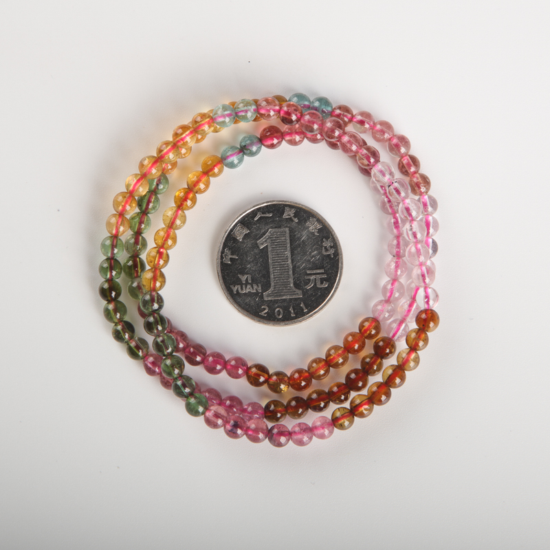 天然碧玺手串-红掌柜