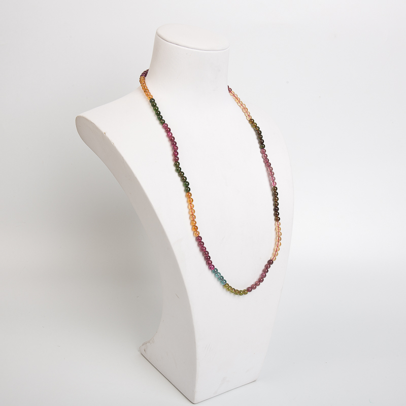 4.6mm天然碧玺多圈手串-红掌柜