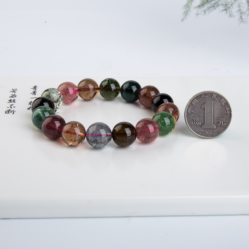 巴西碧玺手串-红掌柜