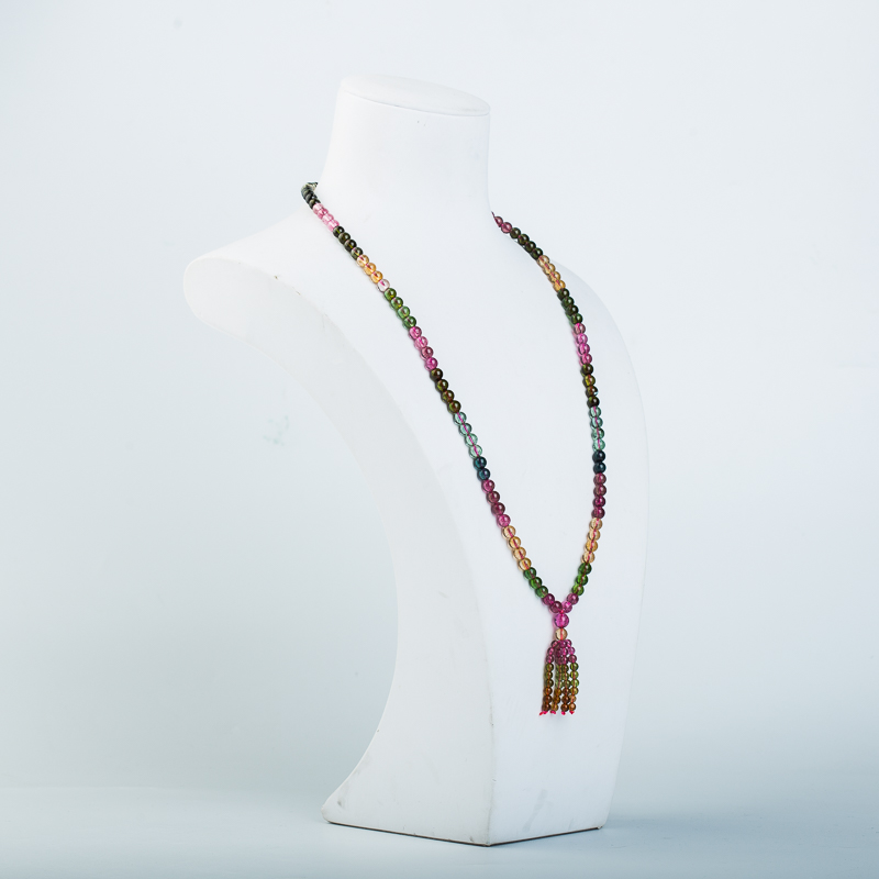 多色碧玺手串-红掌柜