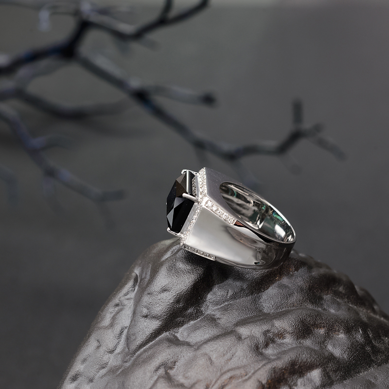 深绿色碧玺戒指-红掌柜