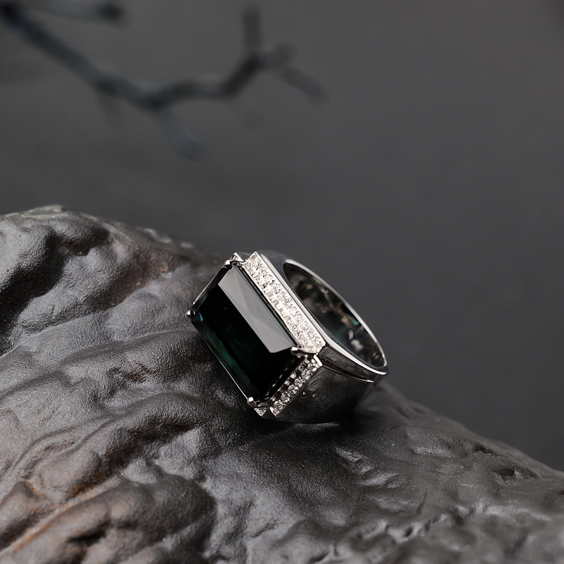 天然碧玺戒指-红掌柜