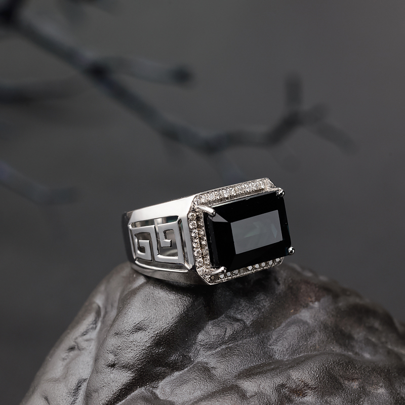 深绿色碧玺戒指-红掌柜