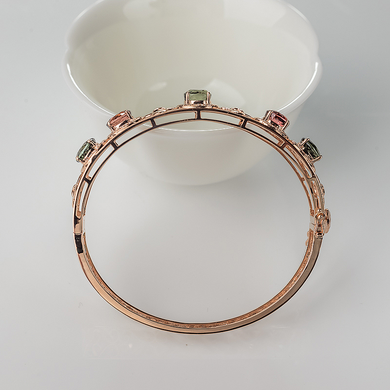 天然碧玺手镯-红掌柜