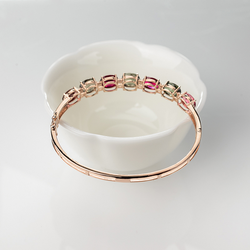 天然多色碧玺-红掌柜