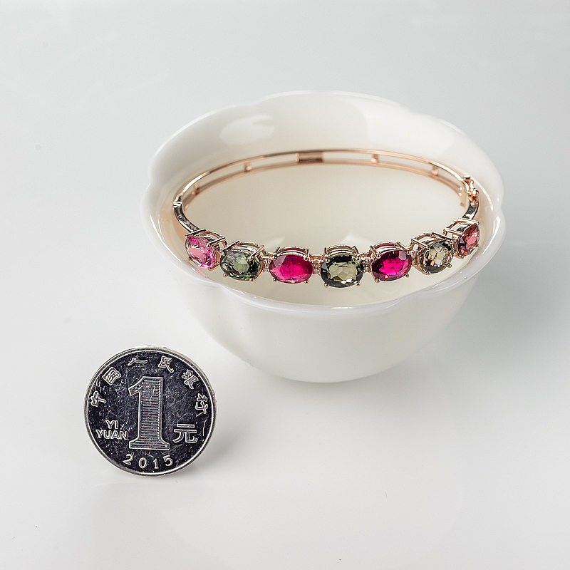 巴西多色碧玺-红掌柜