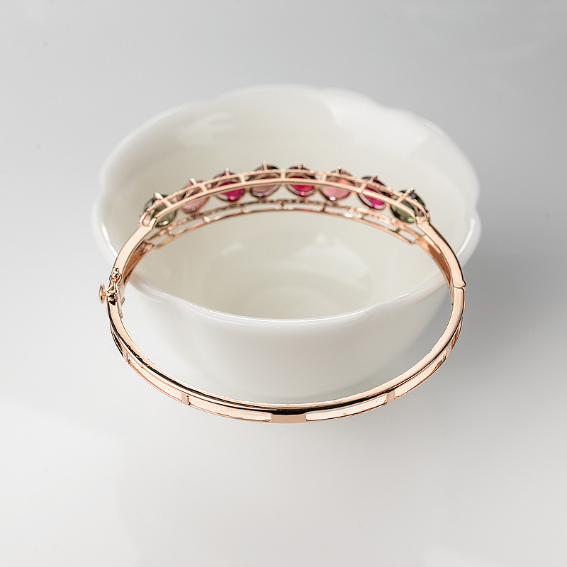 天然多色碧玺-红掌柜