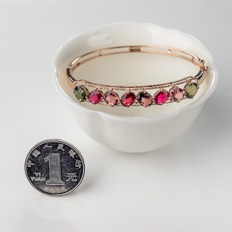 巴西多色碧玺-红掌柜