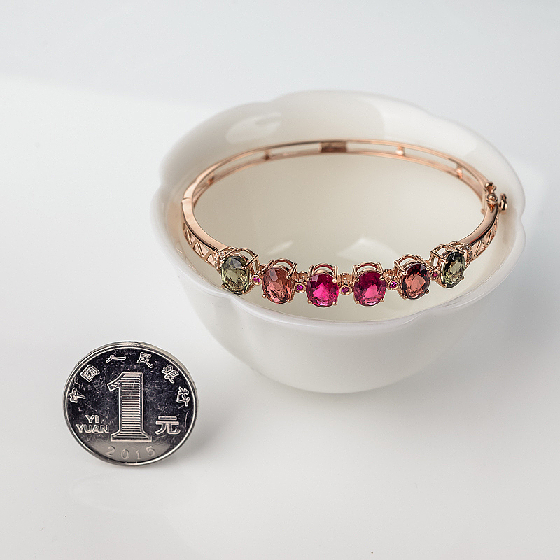 巴西多色碧玺-红掌柜