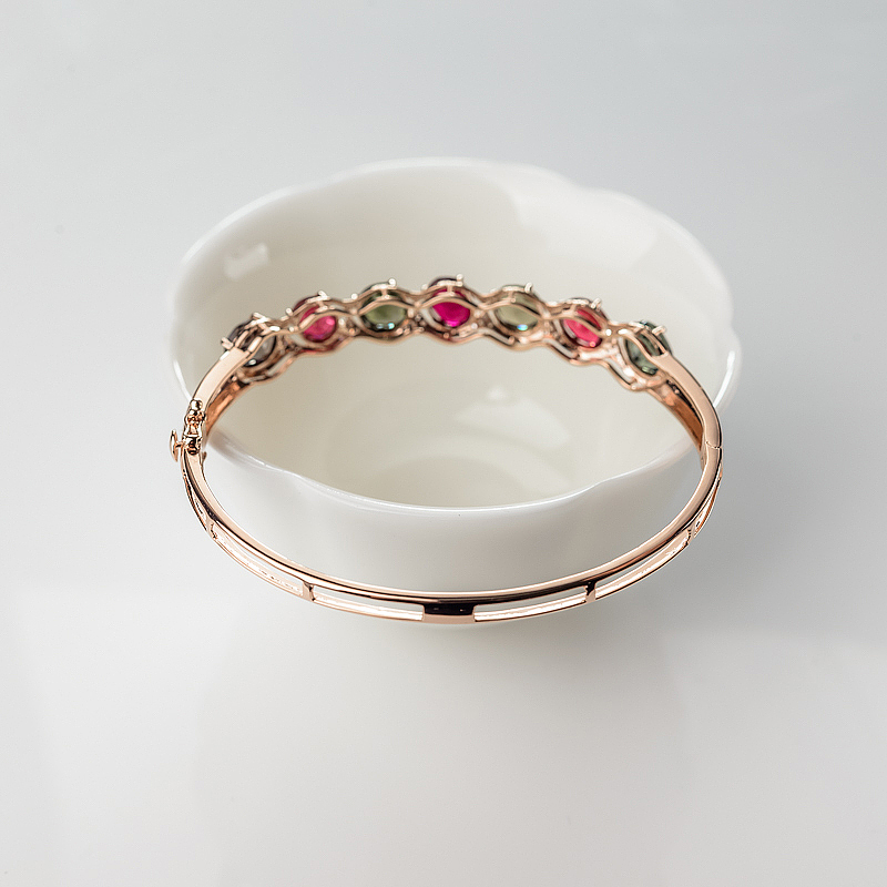 天然多色碧玺-红掌柜