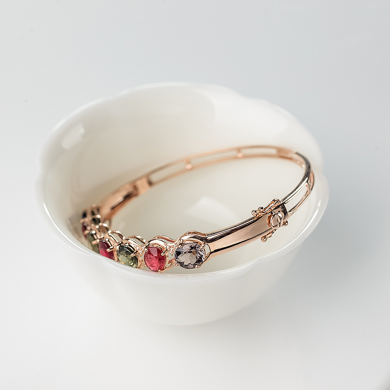 巴西碧玺手镯-红掌柜