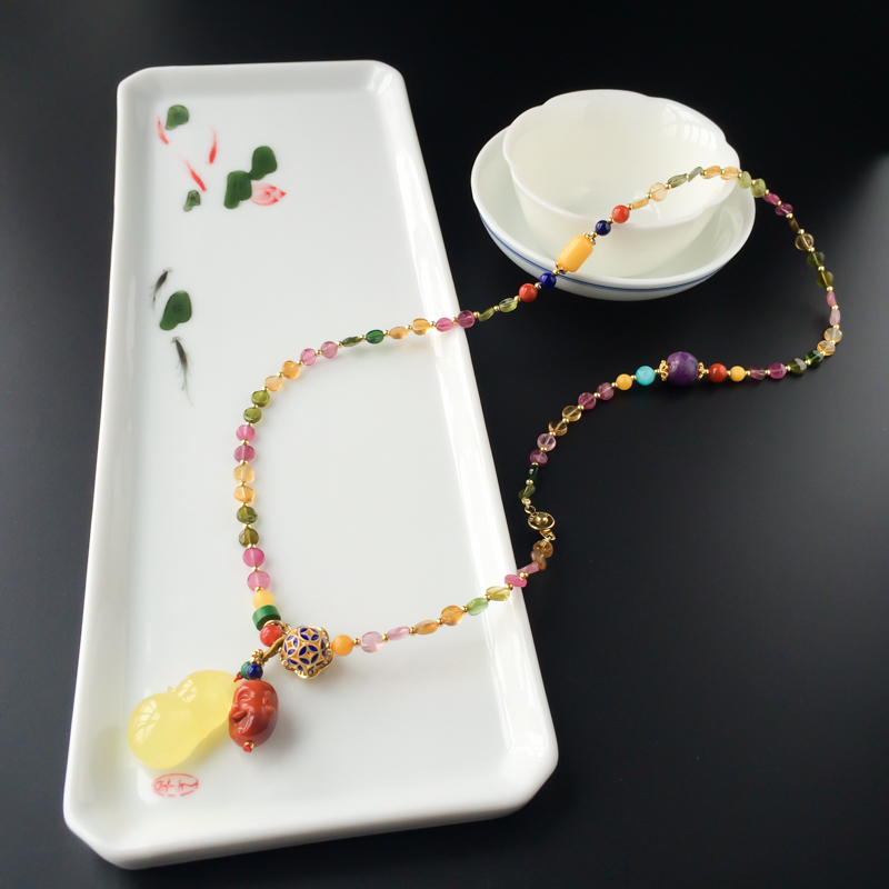 碧玺项链 - 红掌柜