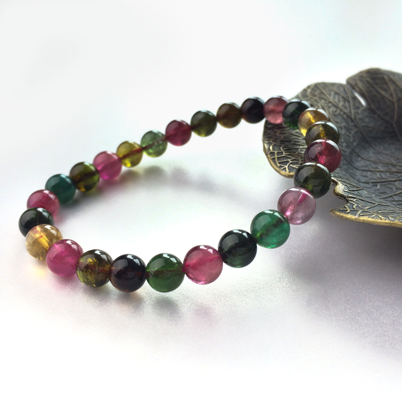 巴西碧玺手串-红掌柜