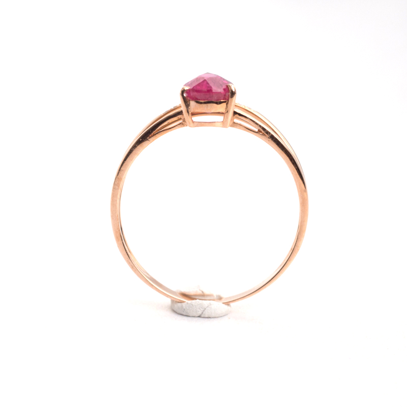 天然碧玺戒指-红掌柜