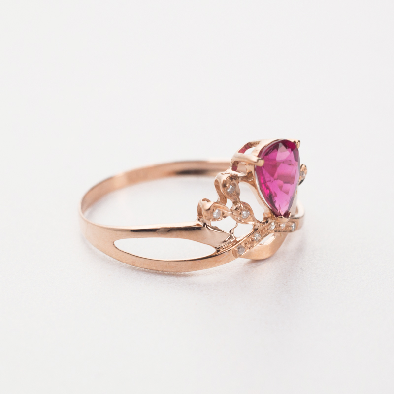 碧玺戒指-红掌柜