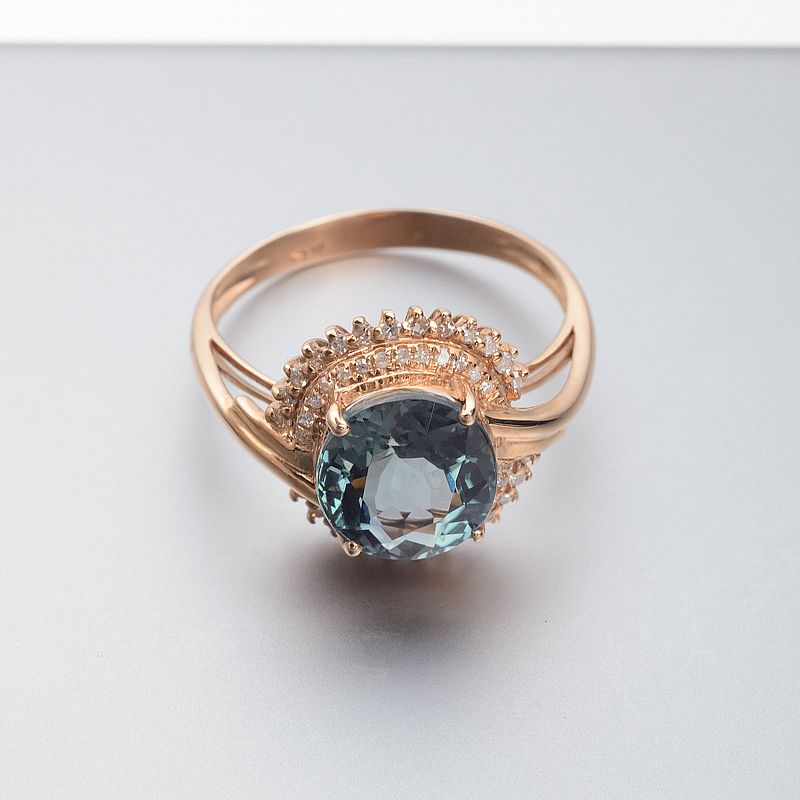 蓝碧玺戒指-红掌柜