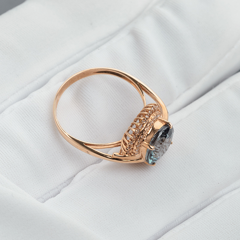 巴西碧玺戒指-红掌柜