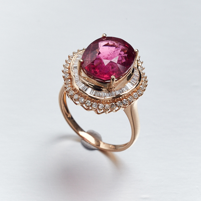 碧玺戒指-红掌柜