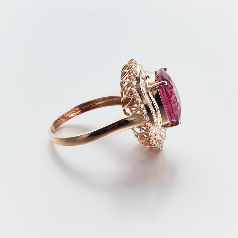 红碧玺戒指-红掌柜