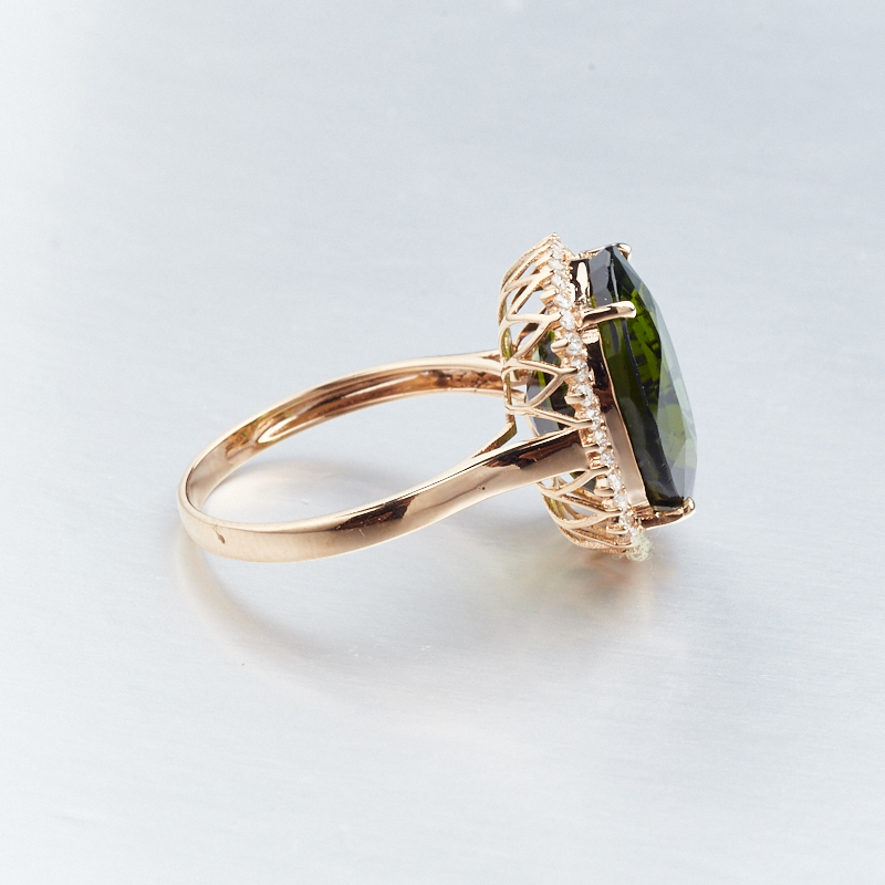 绿碧玺戒指-红掌柜