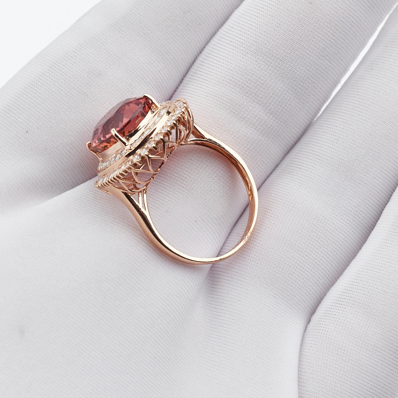 红碧玺戒指-红掌柜