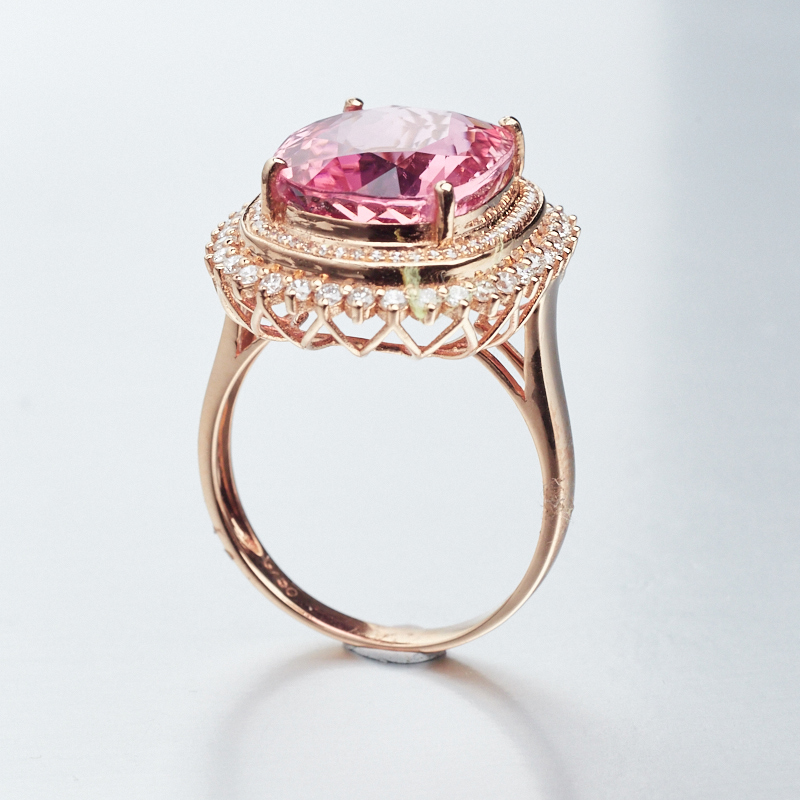 18K金碧玺戒指 - 红掌柜