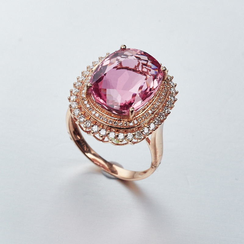 碧玺戒指 - 红掌柜