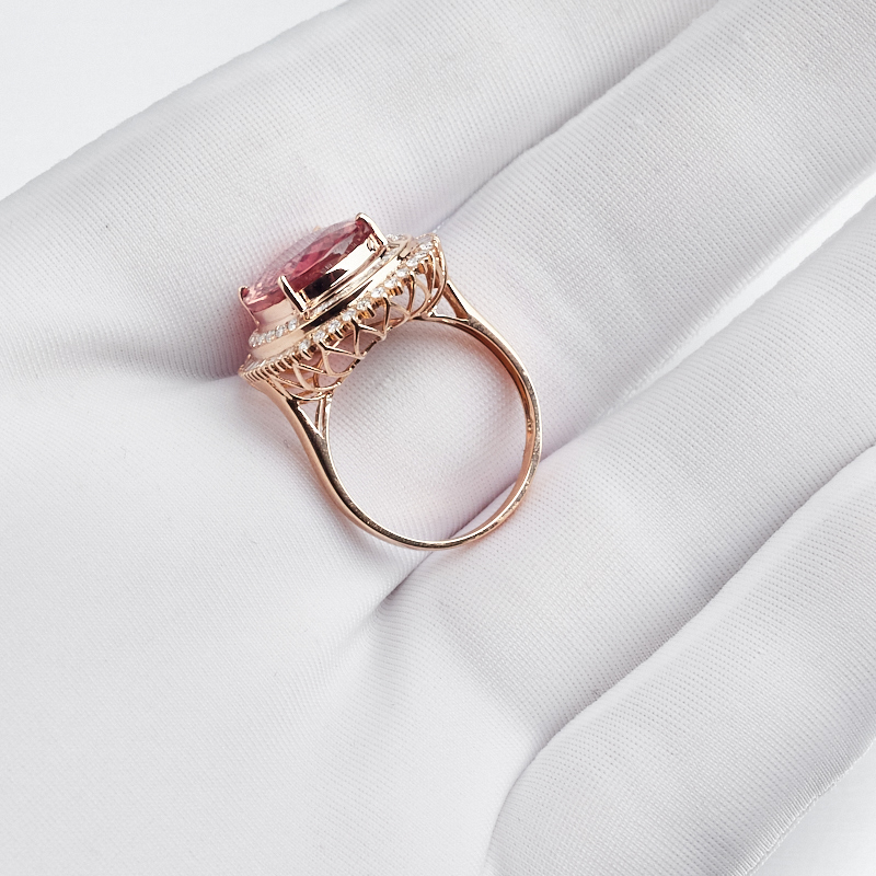 巴西红碧玺戒指 - 红掌柜