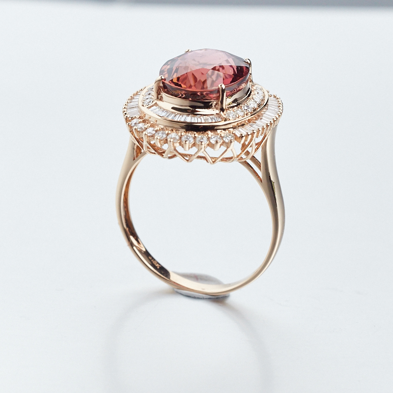 巴西碧玺戒指-红掌柜珠宝