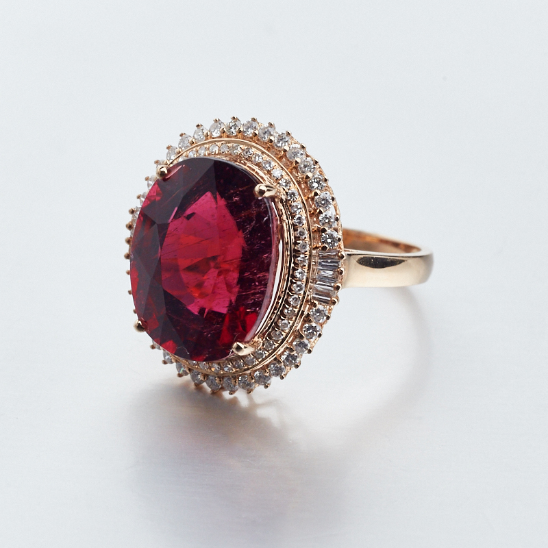 碧玺戒指-红掌柜珠宝