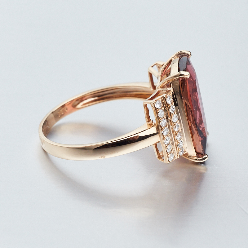 巴西碧玺戒指-红掌柜珠宝