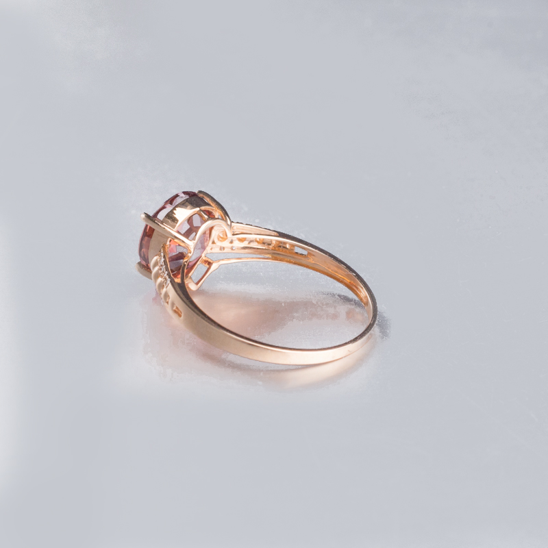 18K镶钻碧玺-红掌柜