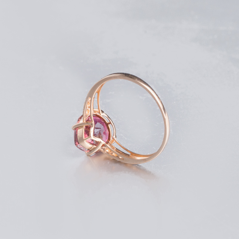 巴西碧玺戒指-红掌柜