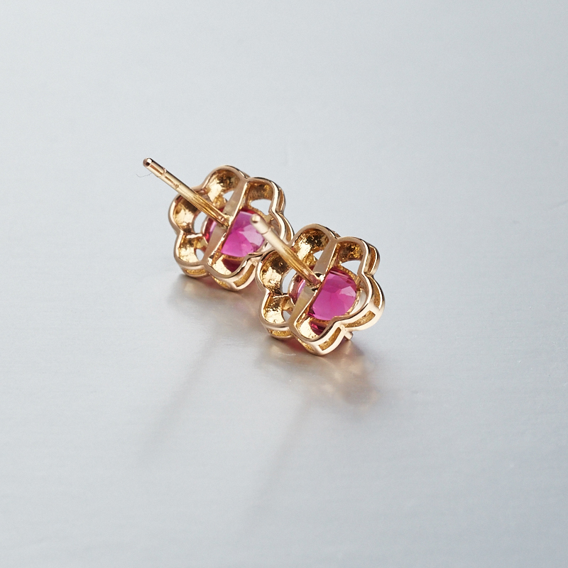 天然碧玺耳环-红掌柜珠宝