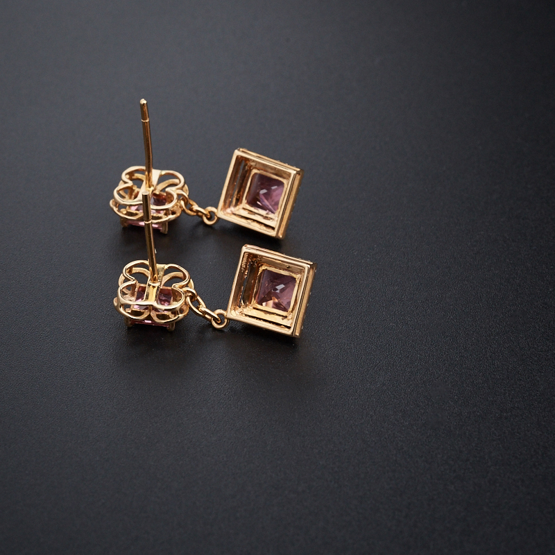 巴西碧玺耳环-红掌柜珠宝