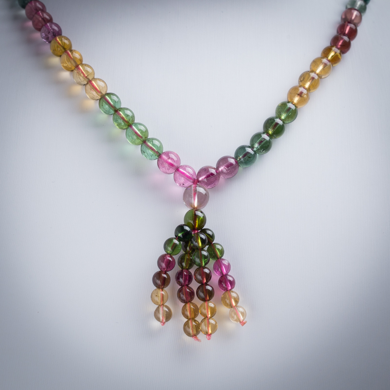 碧玺项链手串两用款-红掌柜