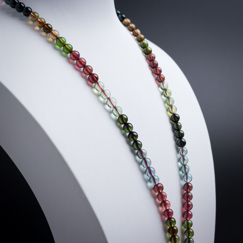 5.5mm碧玺手串-红掌柜