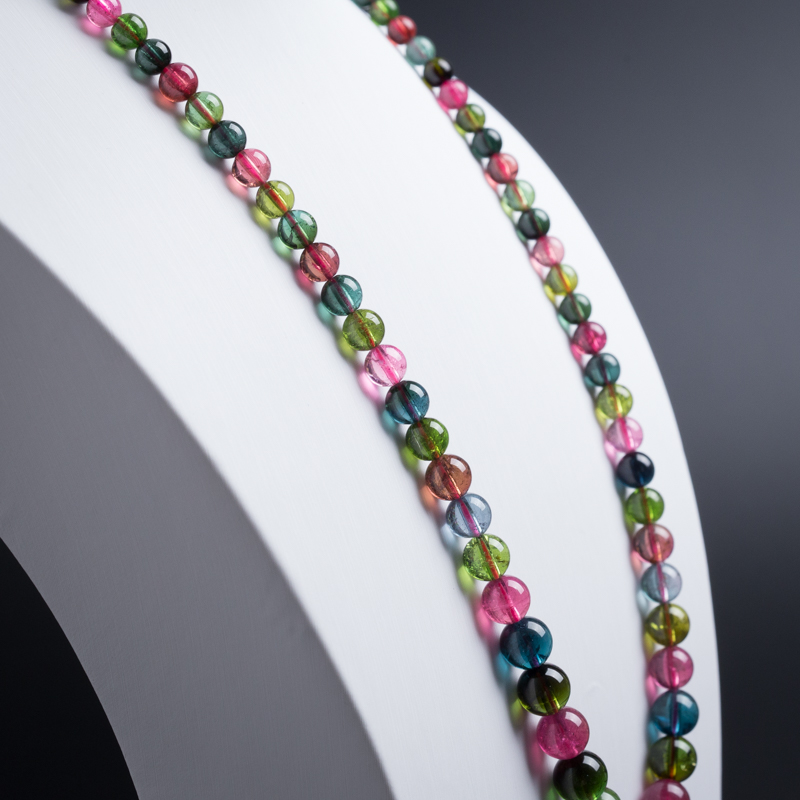 天然碧玺塔链-红掌柜