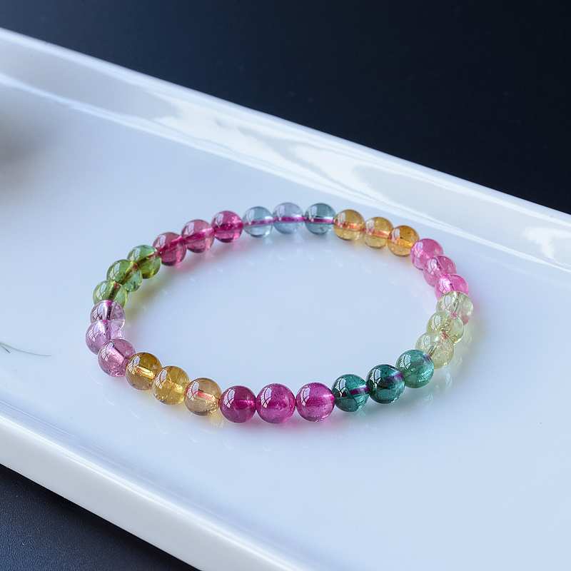 巴西碧玺手串-红掌柜