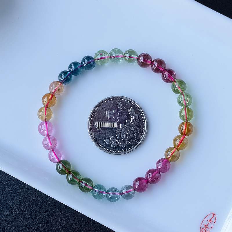 彩虹碧玺-红掌柜