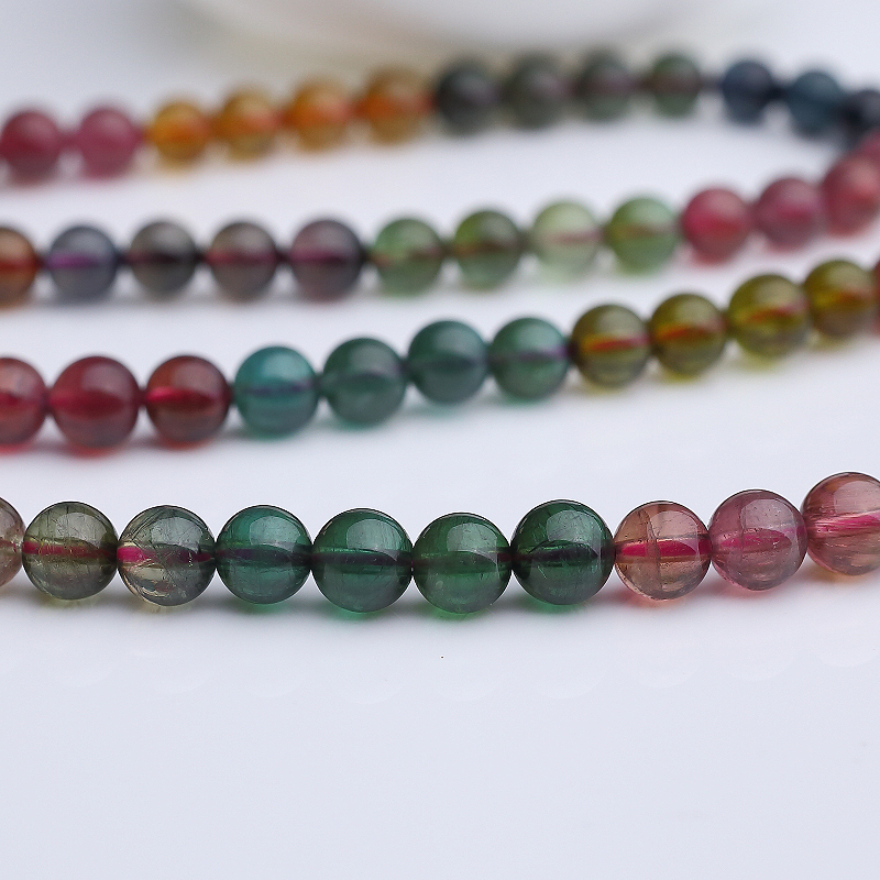 天然碧玺手串-红掌柜