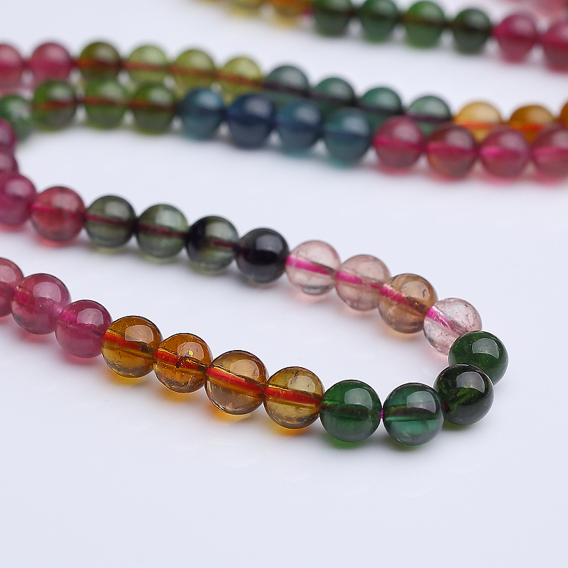 天然碧玺手串-红掌柜