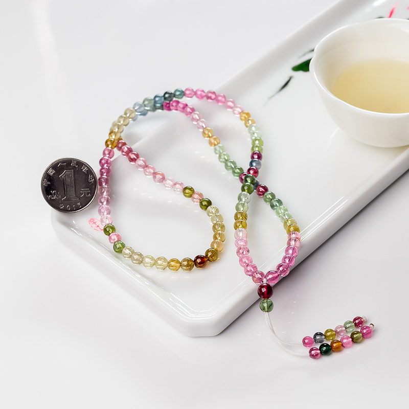 巴西碧玺108佛珠-红掌柜